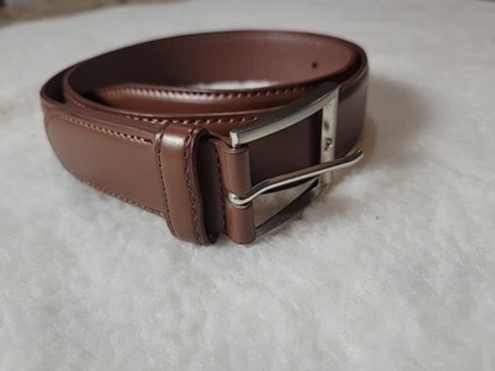 Seven/26 Brown Leather Belt Mens Waist Size 32"-36"